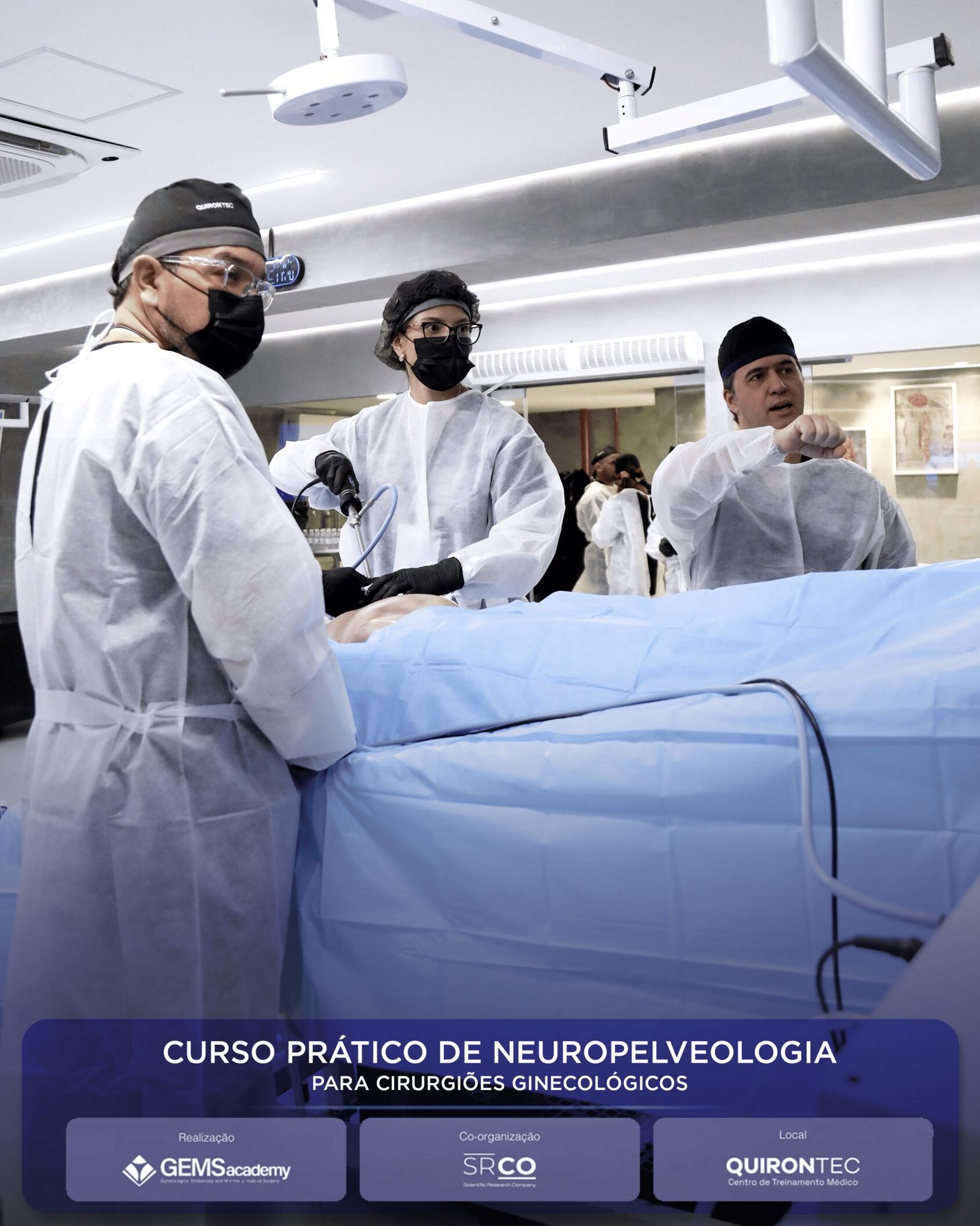 Prática em neuropelveologia com cadáver fresh frozen