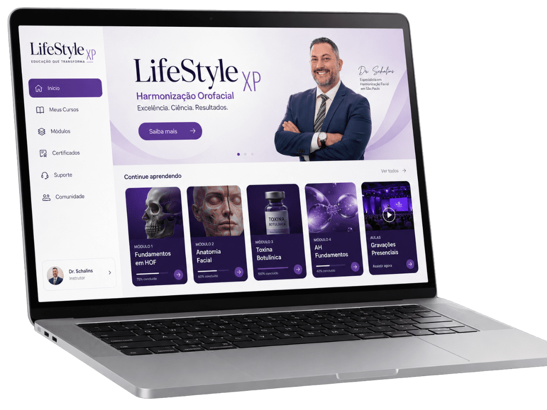 Mockup da plataforma LifeStyle XP