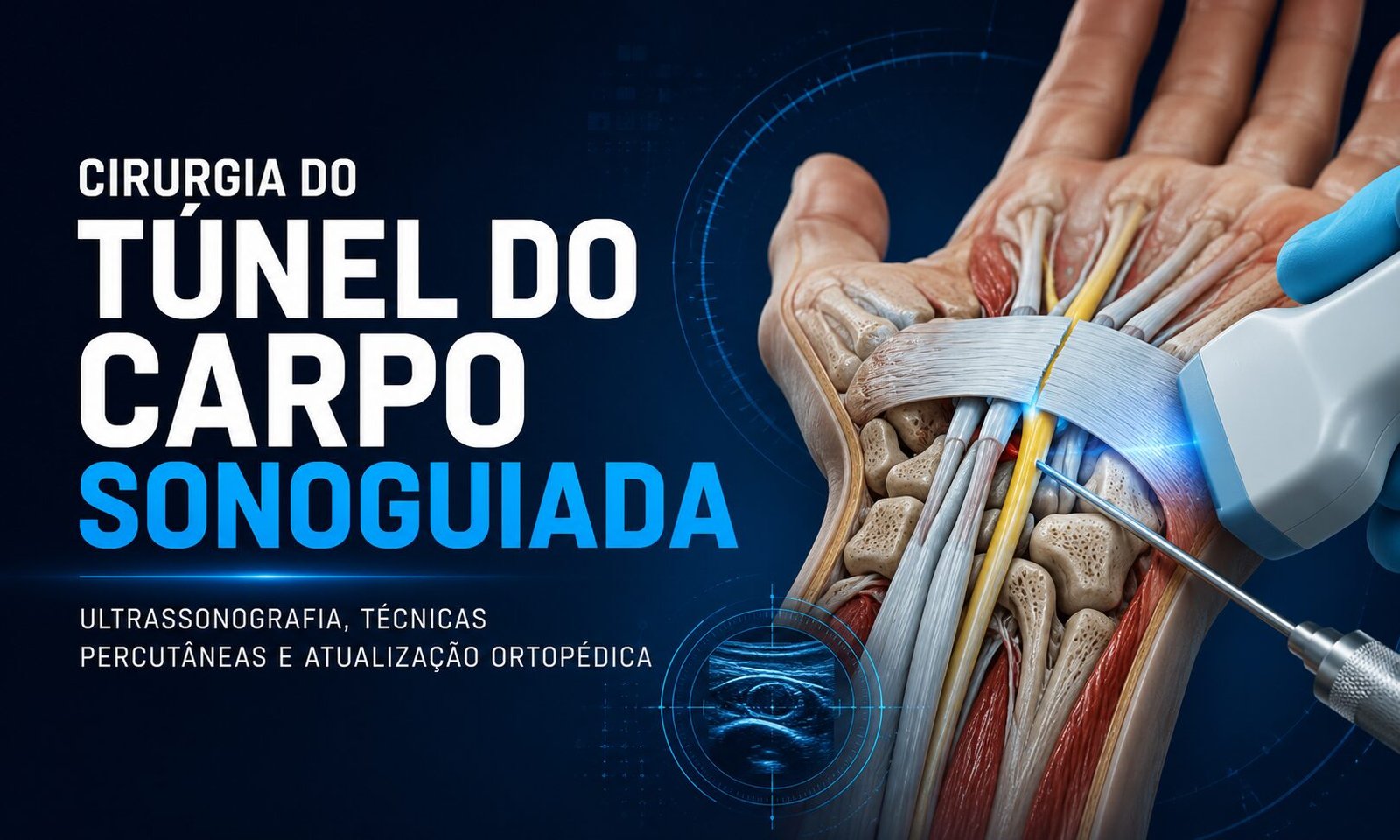 cirurgia do túnel do carpo sonoguiada
