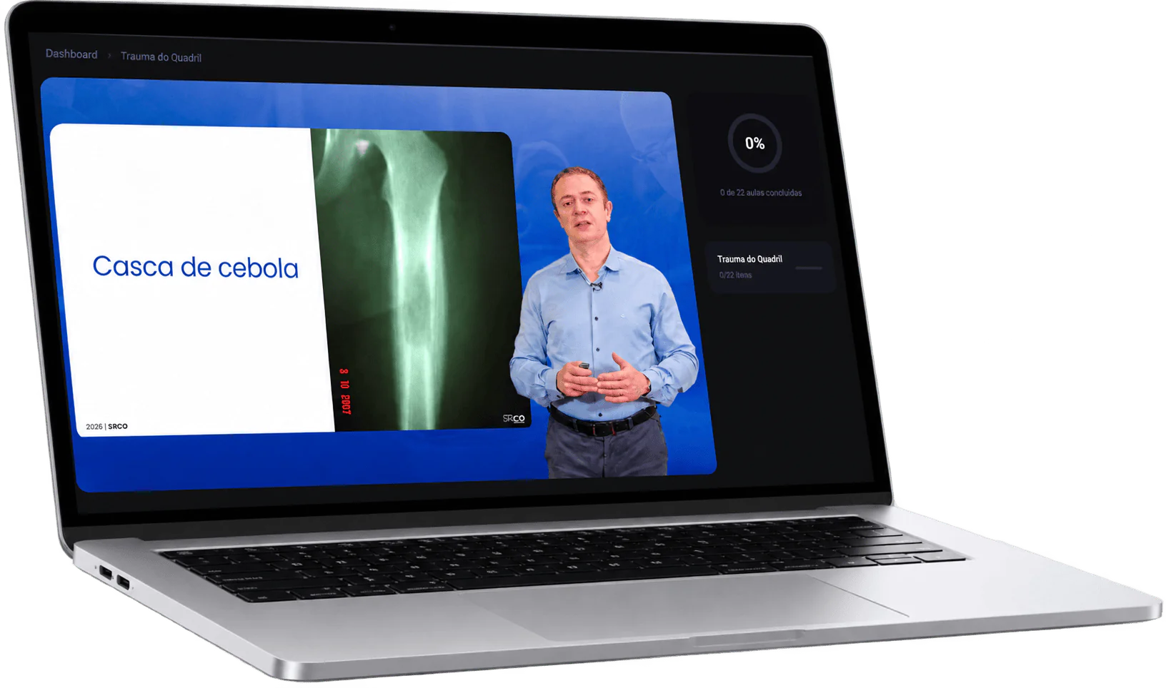 Plataforma online do curso